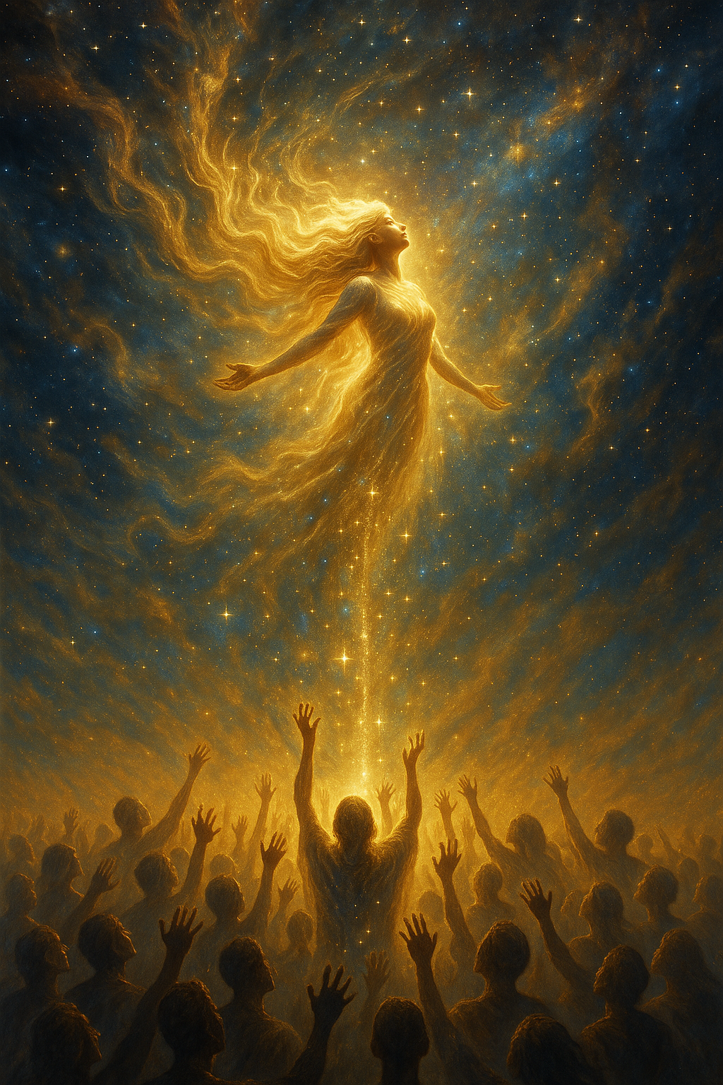 Sophia rising through the awakened souls of creation