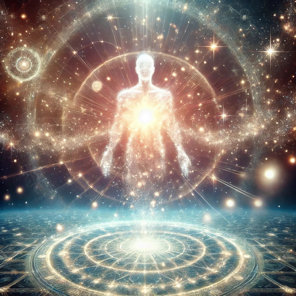 The soul dissolving back into the Pleroma