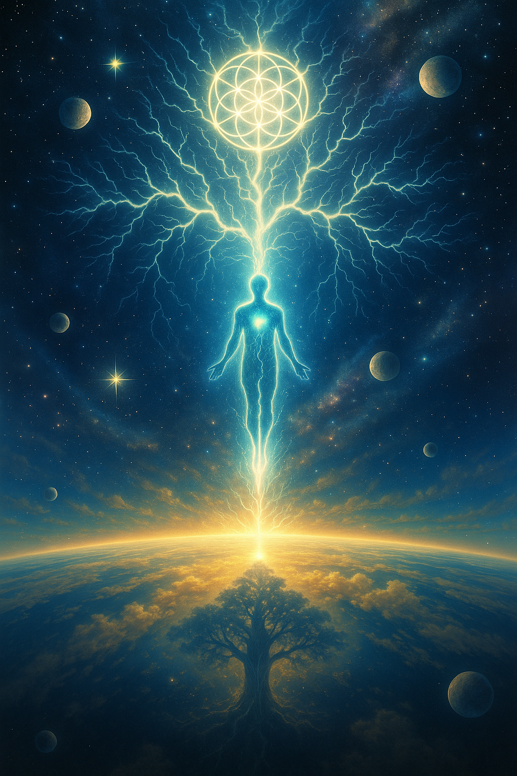Lightning spark of divine wisdom