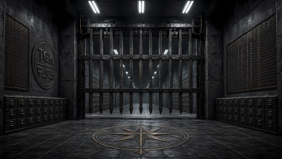 The Empire Codes Episode III artwork: trade coercion imagery over a dark policy grid.