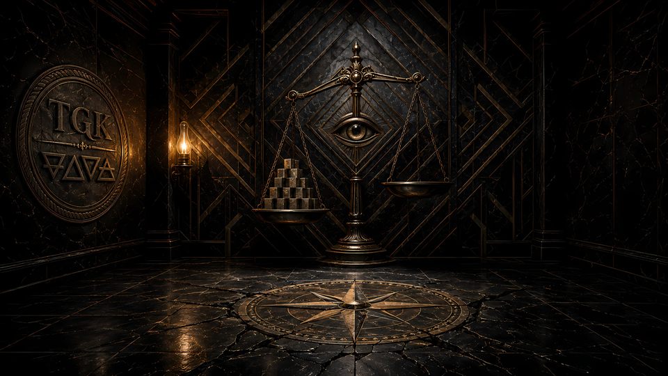 The Empire Codes Episode VII draft artwork: mirrored standards, exceptional entitlement, and asymmetrical accountability.