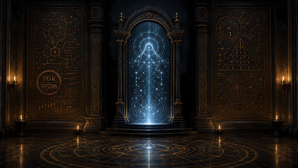 The Final Idol Episode II artwork: a digital prophet, synthetic revelation, and machine-mediated oracle imagery.