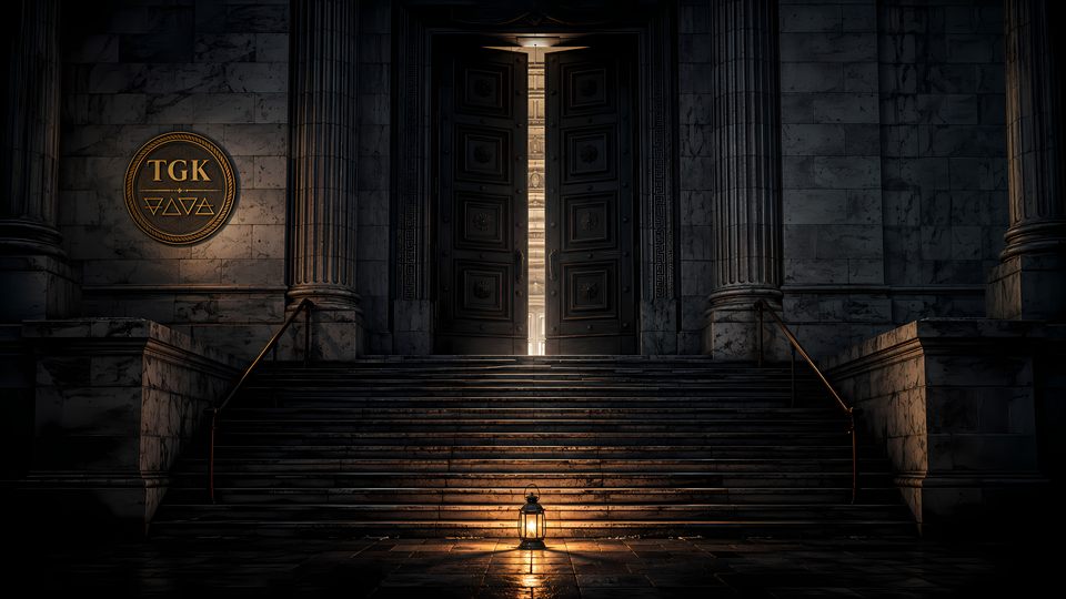 SYSTEMIC Episode V artwork: witness, withdrawal of obedience, and disciplined refusal inside a dark legal atmosphere.