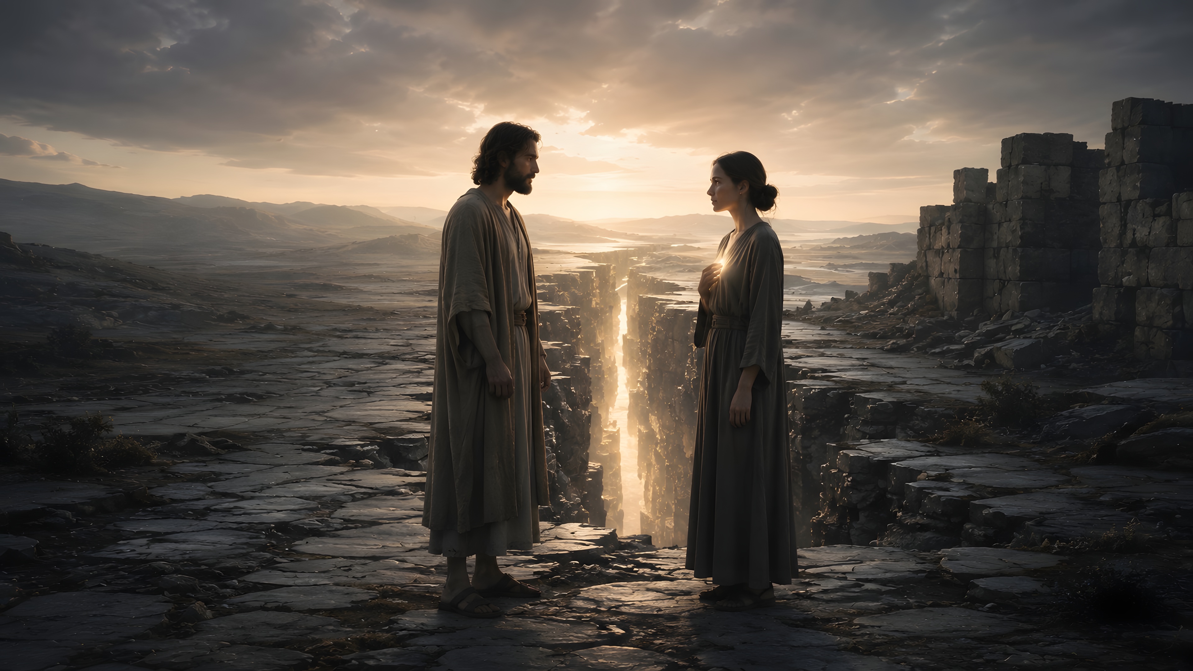 The Afterlife Episode I Part II artwork: Gnostic Christianity, the hidden Christ, and the divine spark.