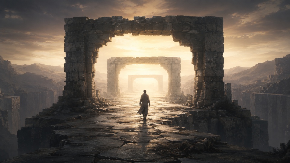 The Afterlife Episode I Part III artwork bundle cover: the toll gates, the soul's memory and the final return gathered as one visual archive.